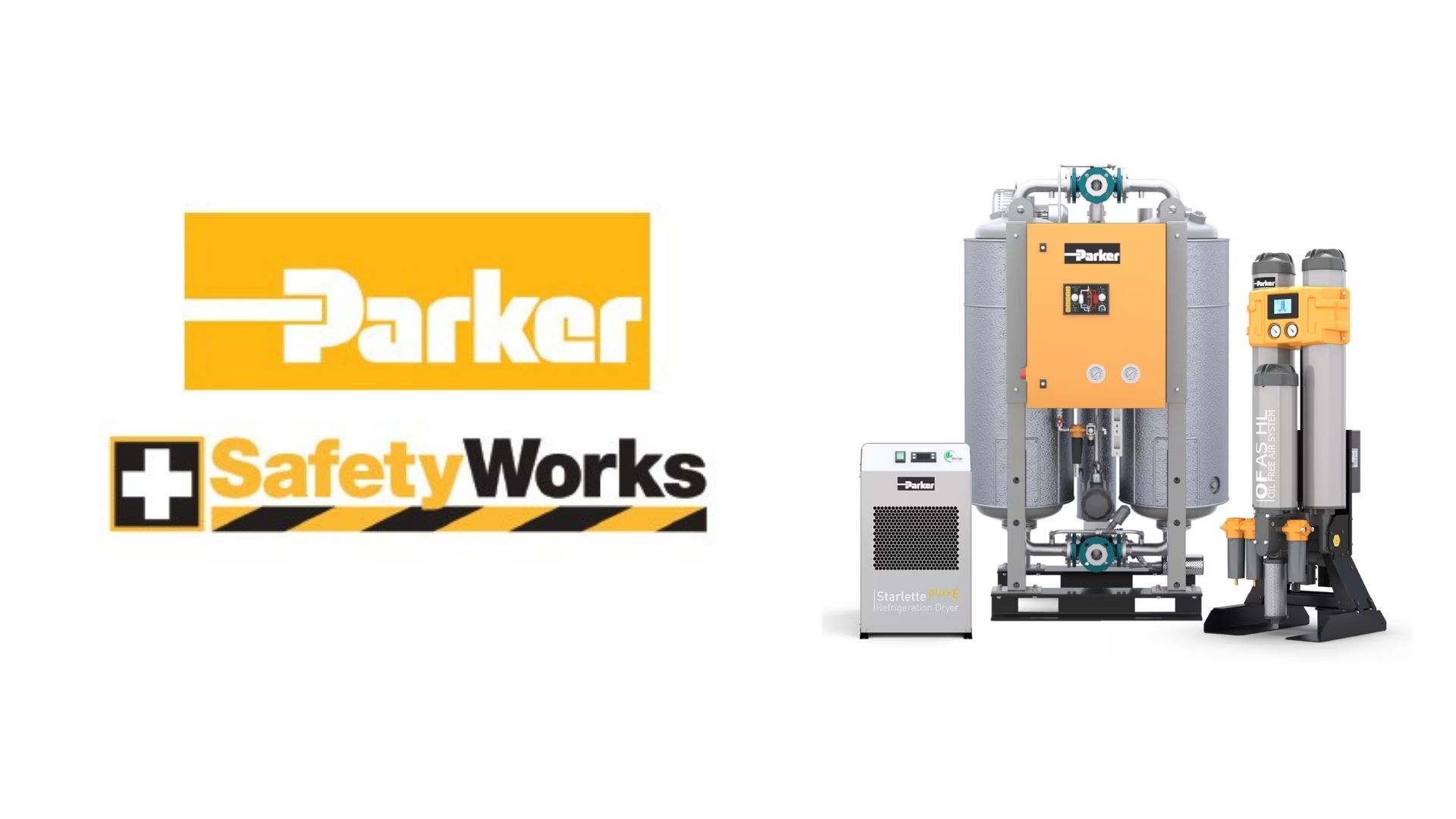 Parker SafetyWorks Logo + Compressed Air Training